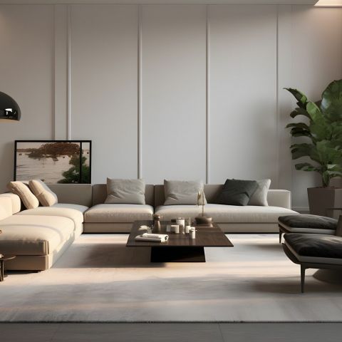 Harlow Modern Spacious Living Room